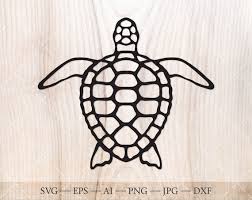 Sea Turtle Svg Turtle Clipart Stencil