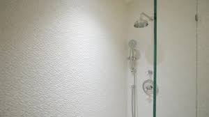 Close Up Of Simple Glass Shower With
