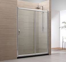 Sliding Glass Bathroom Partition