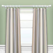 Mix And Match 1 3 8 In Dia Wood Single Curtain Rod White 8 Ft 96 In