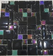 Glossy Kitchen Crystal Glass Mosaic