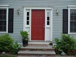 Best Front Door Colors For Gray Houses