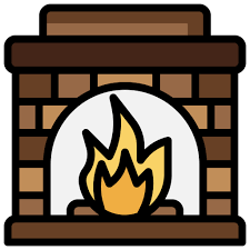 Fireplace Surang Lineal Color Icon