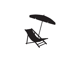 Deck Chair Umbrella Summer Beach