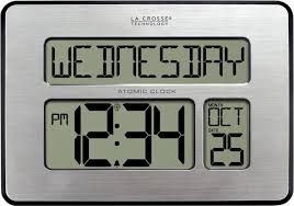Atomic Full Calendar Digital Clock