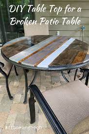 Diy Patio Table Top Fixing A Broken