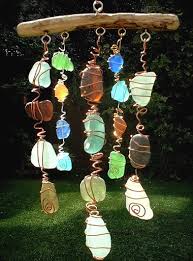 Sea Glass Chimes Suncatchers