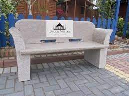 Modern Elegant Granite Bench
