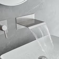 Spout Waterfall Bathroom Faucet