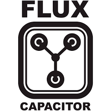 Flux Capcitor Logo Vinyl Decal Car