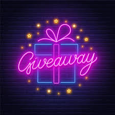 Neon Sign Giveaway On Brick Wall