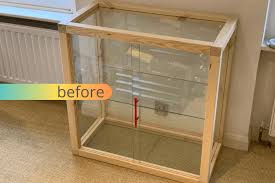 Markerad Display Cabinet Stacked And