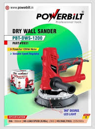 Power Bilt Pbt Dws 1200 Drywall Sander