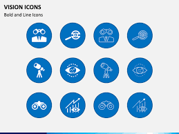 Vision Icons Powerpoint Template Ppt