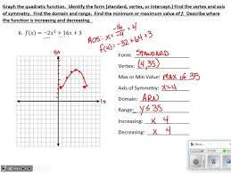 Algebra 2 Chapter 2 Review 2018