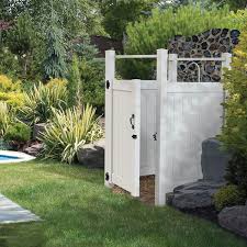 4ft Vinyl Outdoor Shower Enclosure