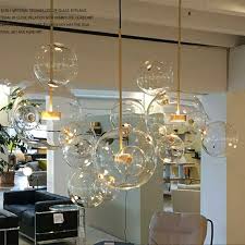 Bule Lamp Shades Chandelier Modern
