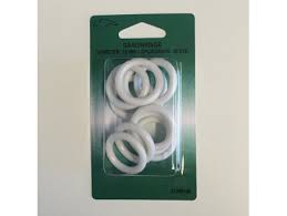 Curtain Rings Plastic White 19 Mm 10