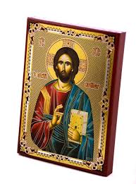 Christ Icon Byzantine Art Wall