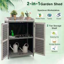 Protect Garden Potting Bench Table With
