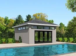 Glass View Pool House Coastal House