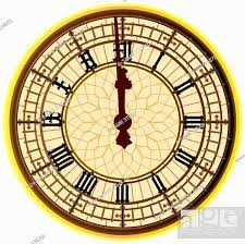 London Icon Big Ben Showing 12 O Clock