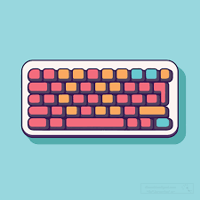 Icons Keyboard Icon Style Clip Art