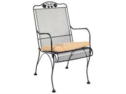 Wrought Iron High Back Dining Arm Chair