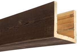 cedar box beam saddle hewn