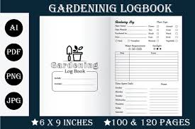 Gardening Log Book Kdp Interior Design