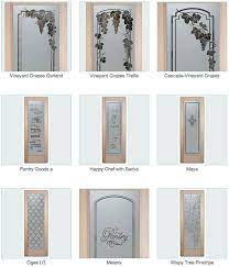 Etched Glass Pantry Doors Design To