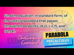 Parabola Challenge Passing Through