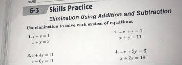Solved Name 6 3 Skills Practice