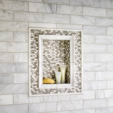 Metallic Mosaic Backsplash Installation