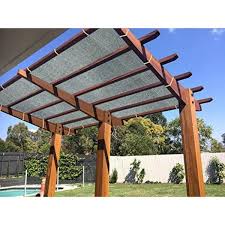 Sx 8 Ft X 10 Ft 90 Shade Cloth Uv Sunblock With Grommets For Patio Pergola Canopy Black