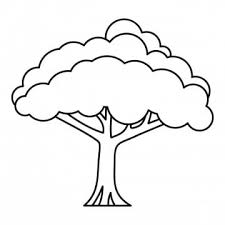 Tree Black And White Clipart Images