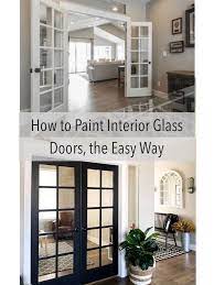 Paint Glass Doors The Easy Way Honey