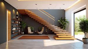 Contemporary House Entrance Featuring
