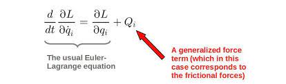 Lagrangian Mechanics With Friction A