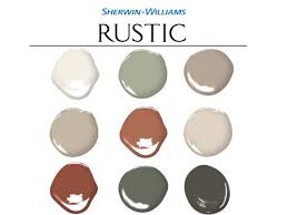 Rustic Paint Palette Sherwin Williams