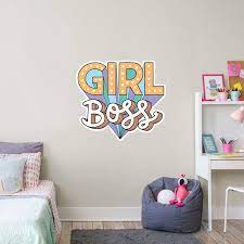 Girl Boss Removable Wall Decal