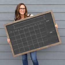 Large Chalkboard Calendar