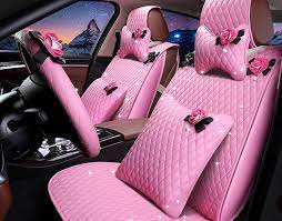 Pink Car Seat Cover Seat Cushion Front