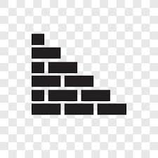 Brick Wall Vector Icon Isolated On