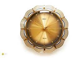 Art Deco Condor Brass Wall Clock