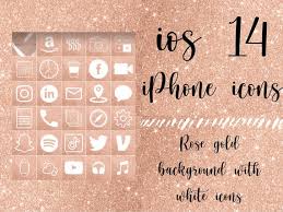 29 Rose Gold Ios 15 App Icons With