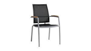 Zunix Sling Stackable Dining Arm Chair