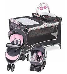 Girl Baby Stroller Travel System With
