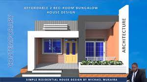 2 Bedroom Bungalow House Design