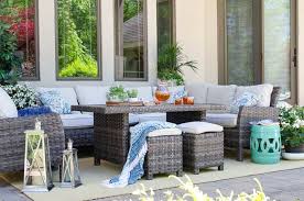 Patio Outdoor Dining Sectional Sofa